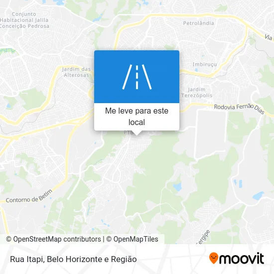 Rua Itapi mapa