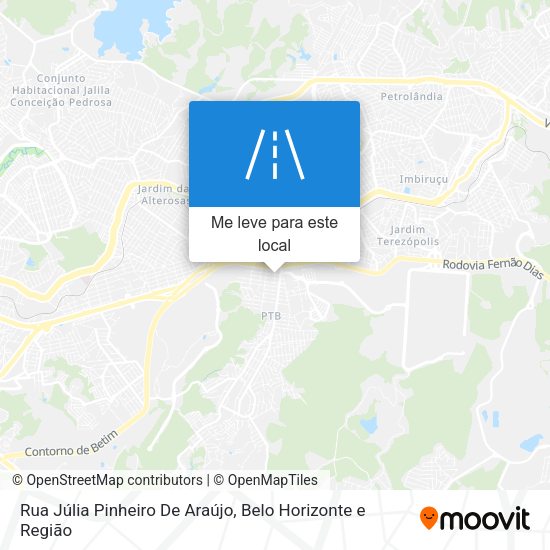 Rua Júlia Pinheiro De Araújo mapa
