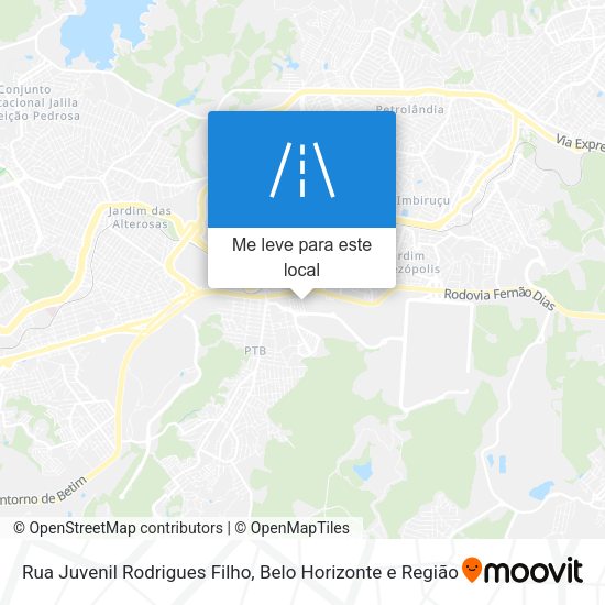 Rua Juvenil Rodrigues Filho mapa