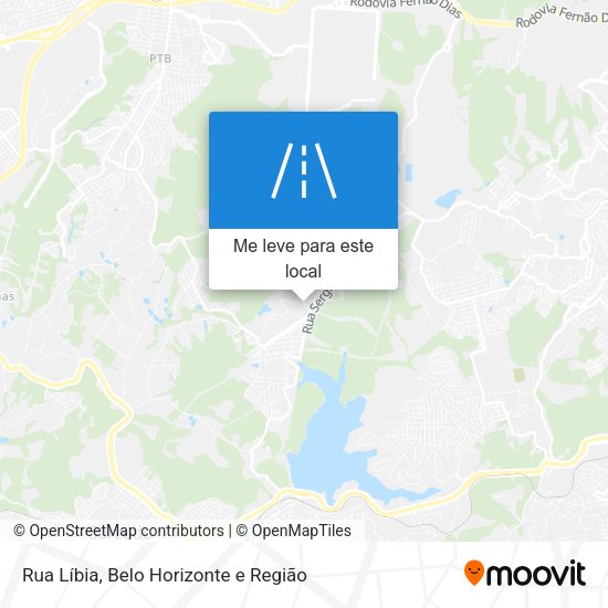 Rua Líbia mapa