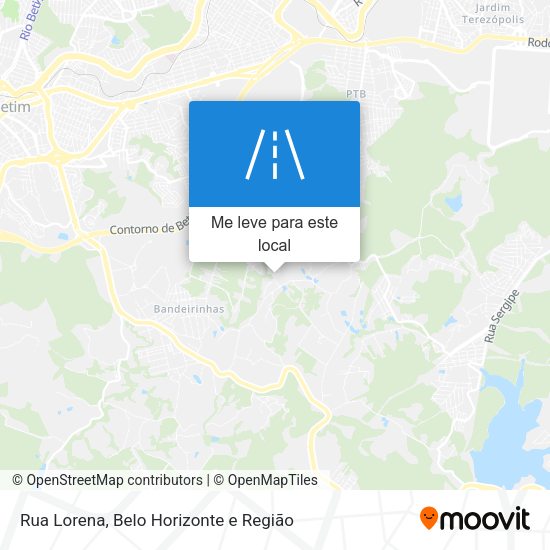 Rua Lorena mapa