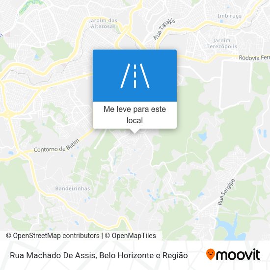 Rua Machado De Assis mapa
