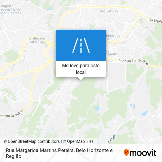 Rua Margarida Martins Pereira mapa