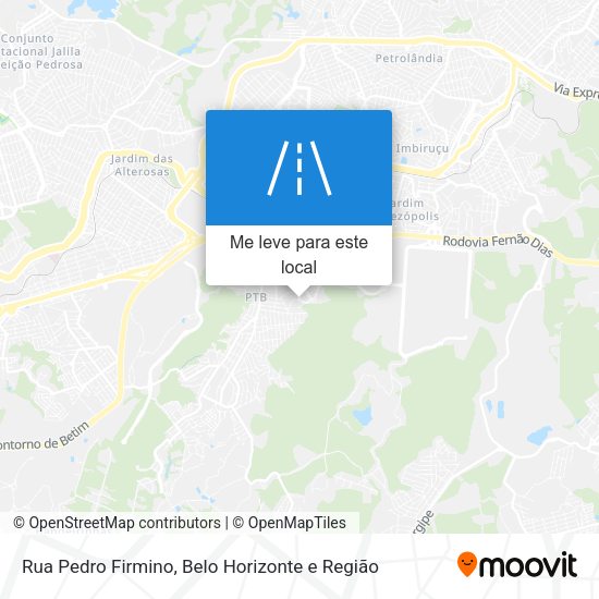 Rua Pedro Firmino mapa
