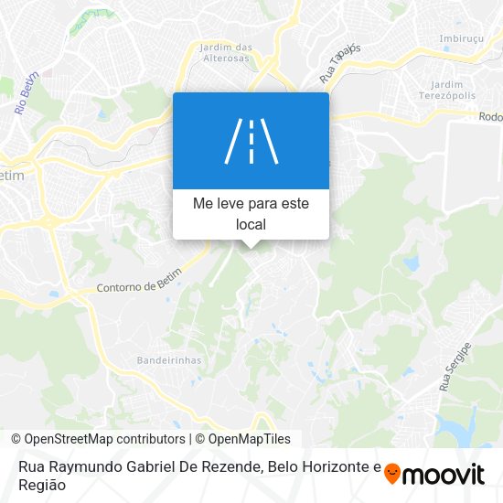 Rua Raymundo Gabriel De Rezende mapa