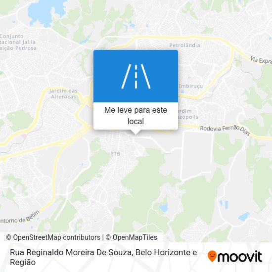 Rua Reginaldo Moreira De Souza mapa