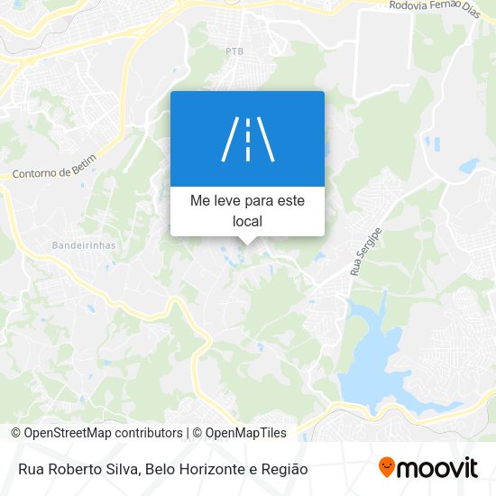 Rua Roberto Silva mapa