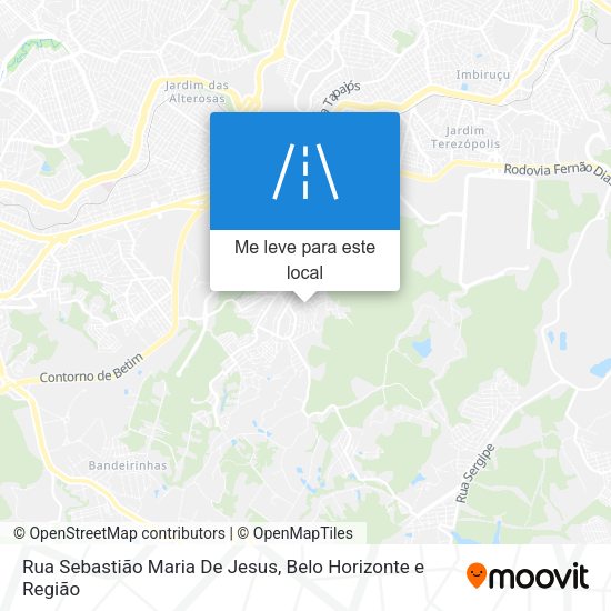 Rua Sebastião Maria De Jesus mapa