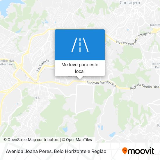 Avenida Joana Peres mapa