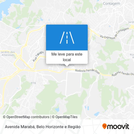 Avenida Marabá mapa