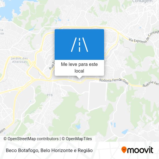 Beco Botafogo mapa