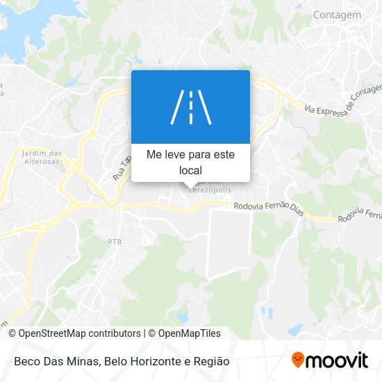 Beco Das Minas mapa