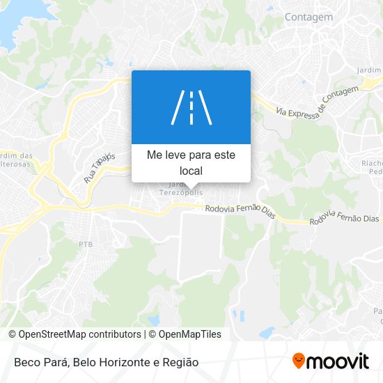 Beco Pará mapa