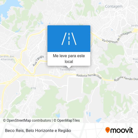 Beco Reis mapa