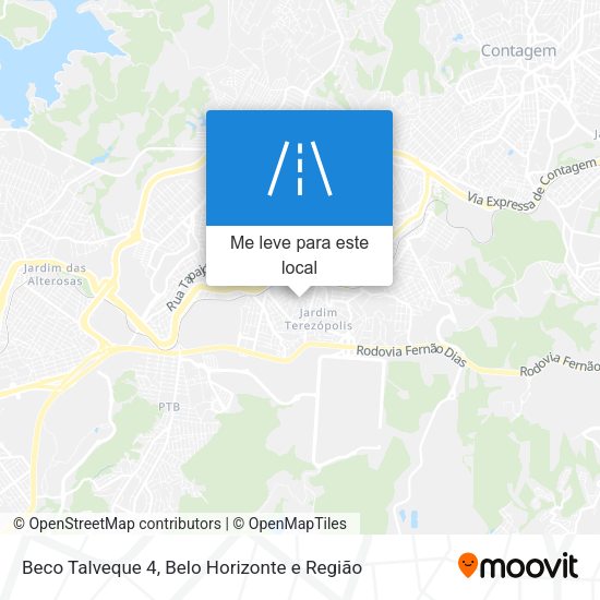 Beco Talveque 4 mapa