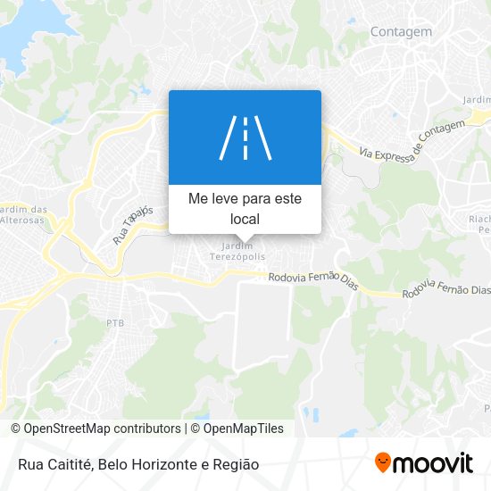 Rua Caitité mapa