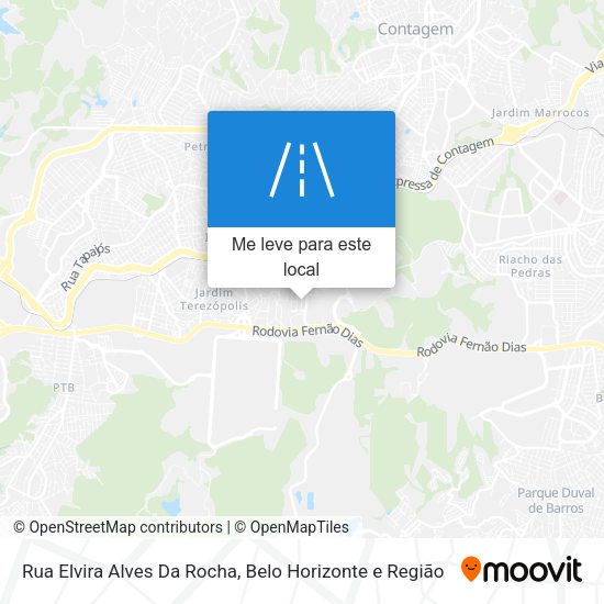 Rua Elvira Alves Da Rocha mapa