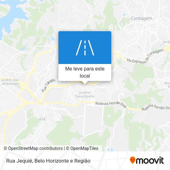 Rua Jequié mapa