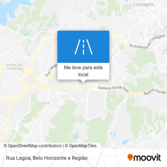 Rua Lagoa mapa