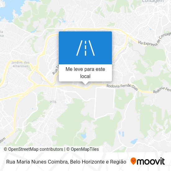 Rua Maria Nunes Coimbra mapa