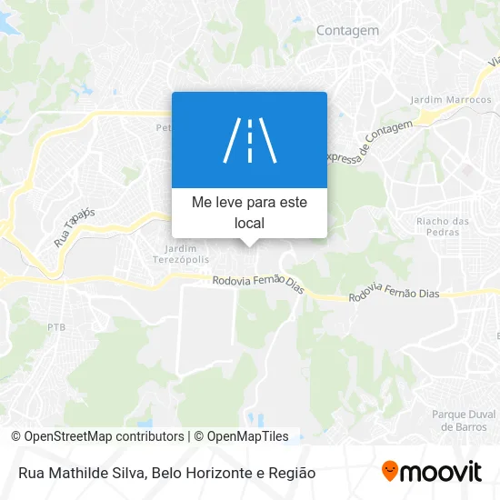 Rua Mathilde Silva mapa