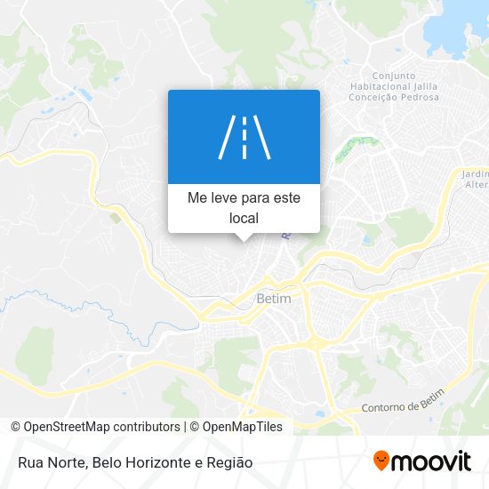 Rua Norte mapa