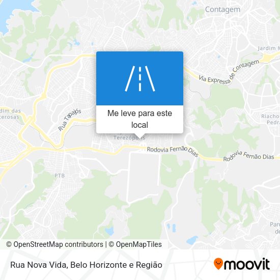 Rua Nova Vida mapa