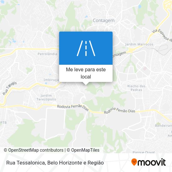 Rua Tessalonica mapa