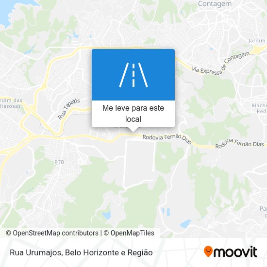 Rua Urumajos mapa