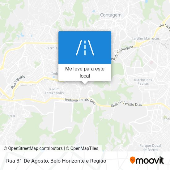 Rua 31 De Agosto mapa