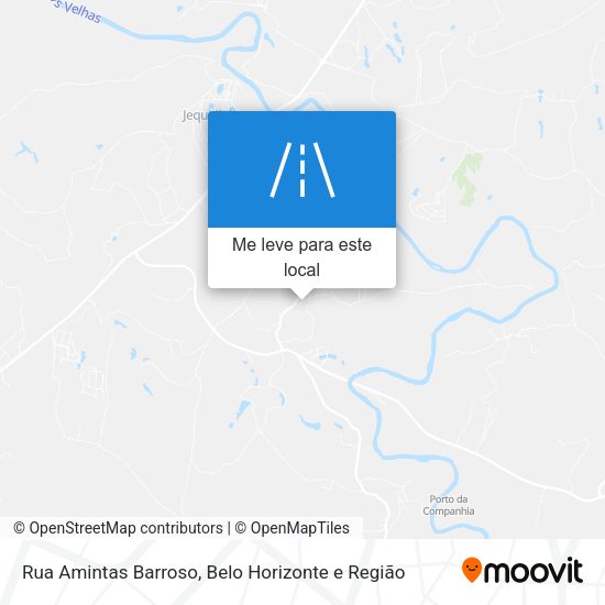 Rua Amintas Barroso mapa