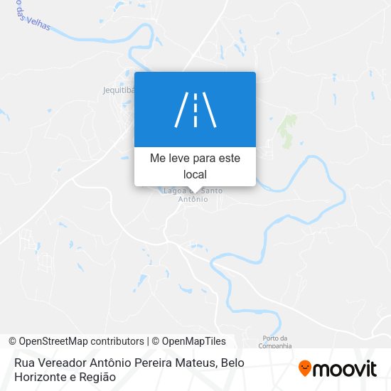 Rua Vereador Antônio Pereira Mateus mapa