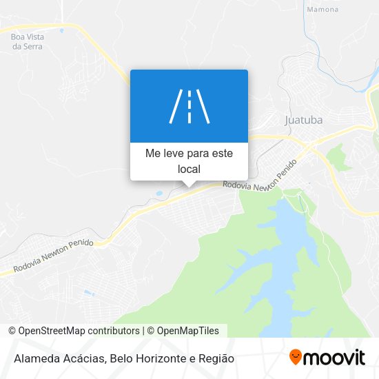 Alameda Acácias mapa