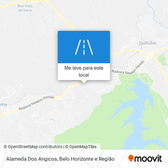 Alameda Dos Angicos mapa