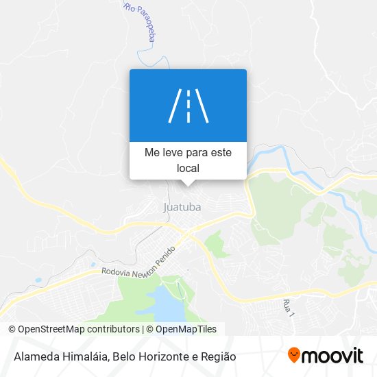 Alameda Himaláia mapa