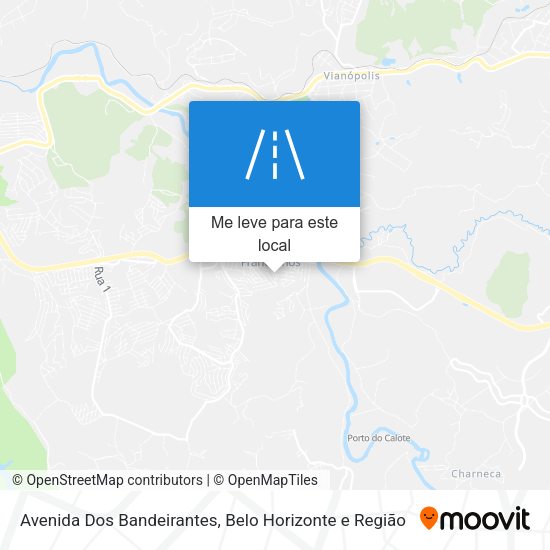 Avenida Dos Bandeirantes mapa