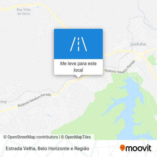 Estrada Velha mapa