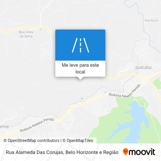 Rua Alameda Das Corujas mapa