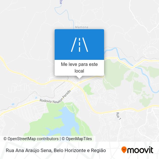Rua Ana Araújo Sena mapa