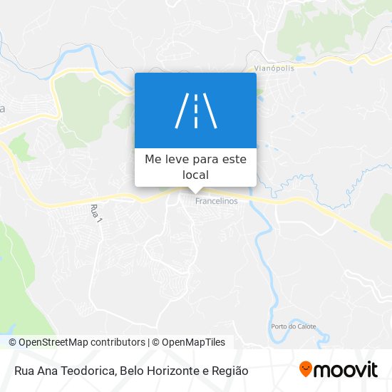 Rua Ana Teodorica mapa