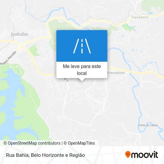Rua Bahia mapa