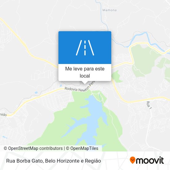 Rua Borba Gato mapa