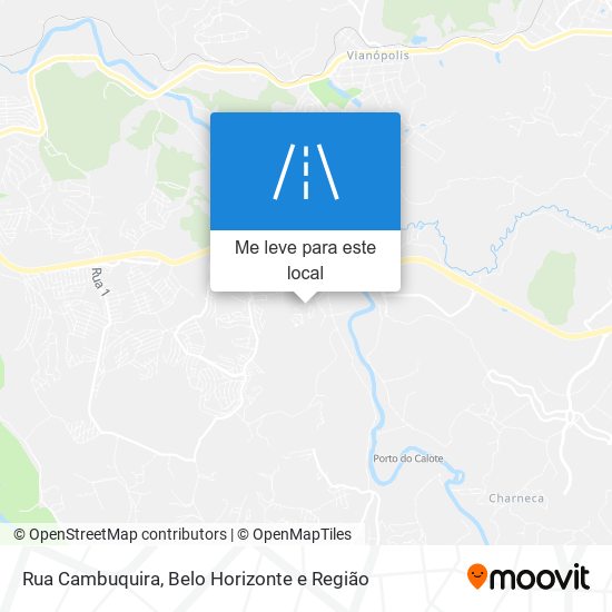 Rua Cambuquira mapa