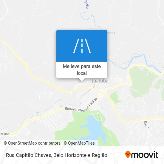 Rua Capitão Chaves mapa