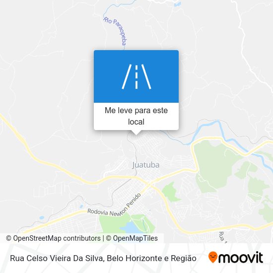 Rua Celso Vieira Da Silva mapa