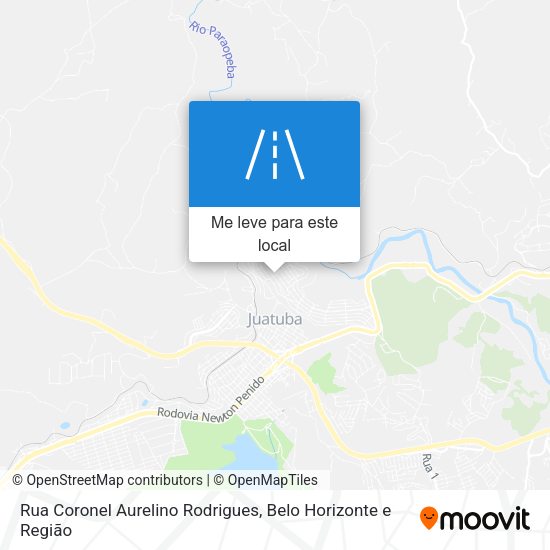 Rua Coronel Aurelino Rodrigues mapa