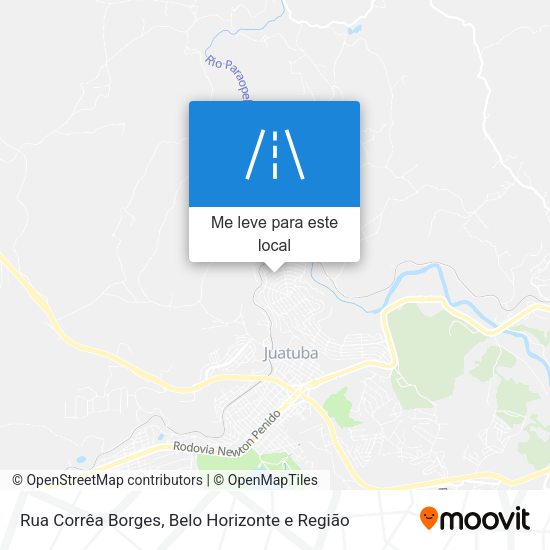 Rua Corrêa Borges mapa