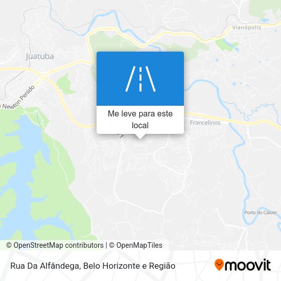Rua Da Alfândega mapa