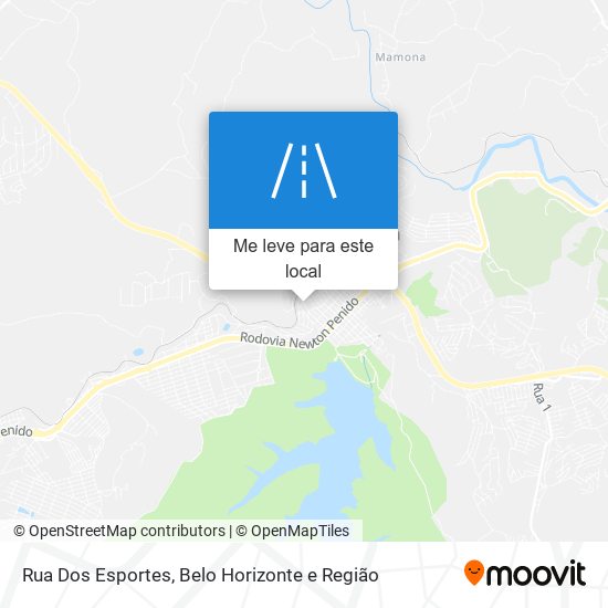 Rua Dos Esportes mapa