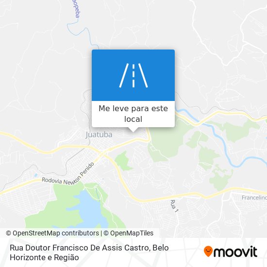 Rua Doutor Francisco De Assis Castro mapa